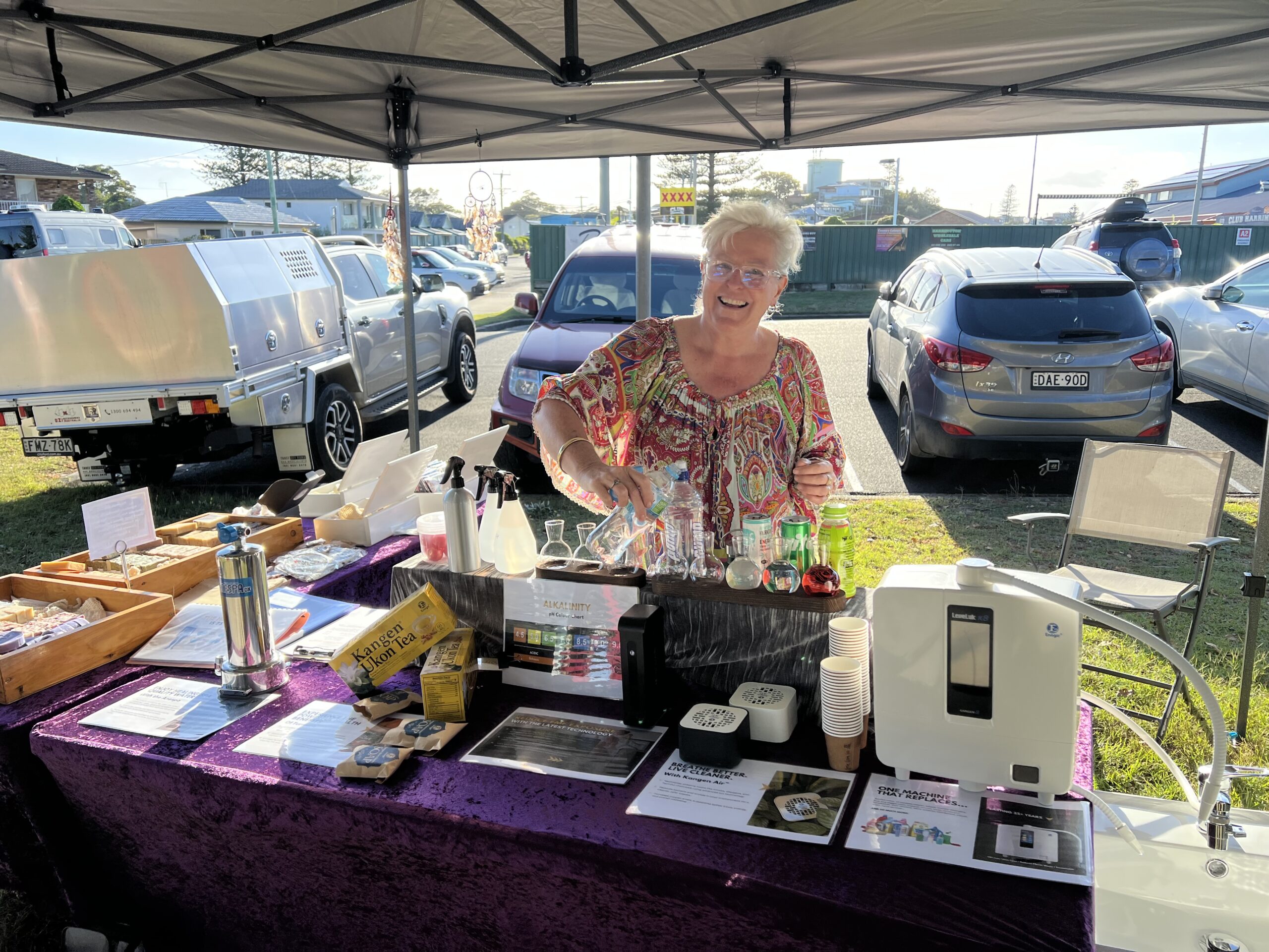 Kate at the market