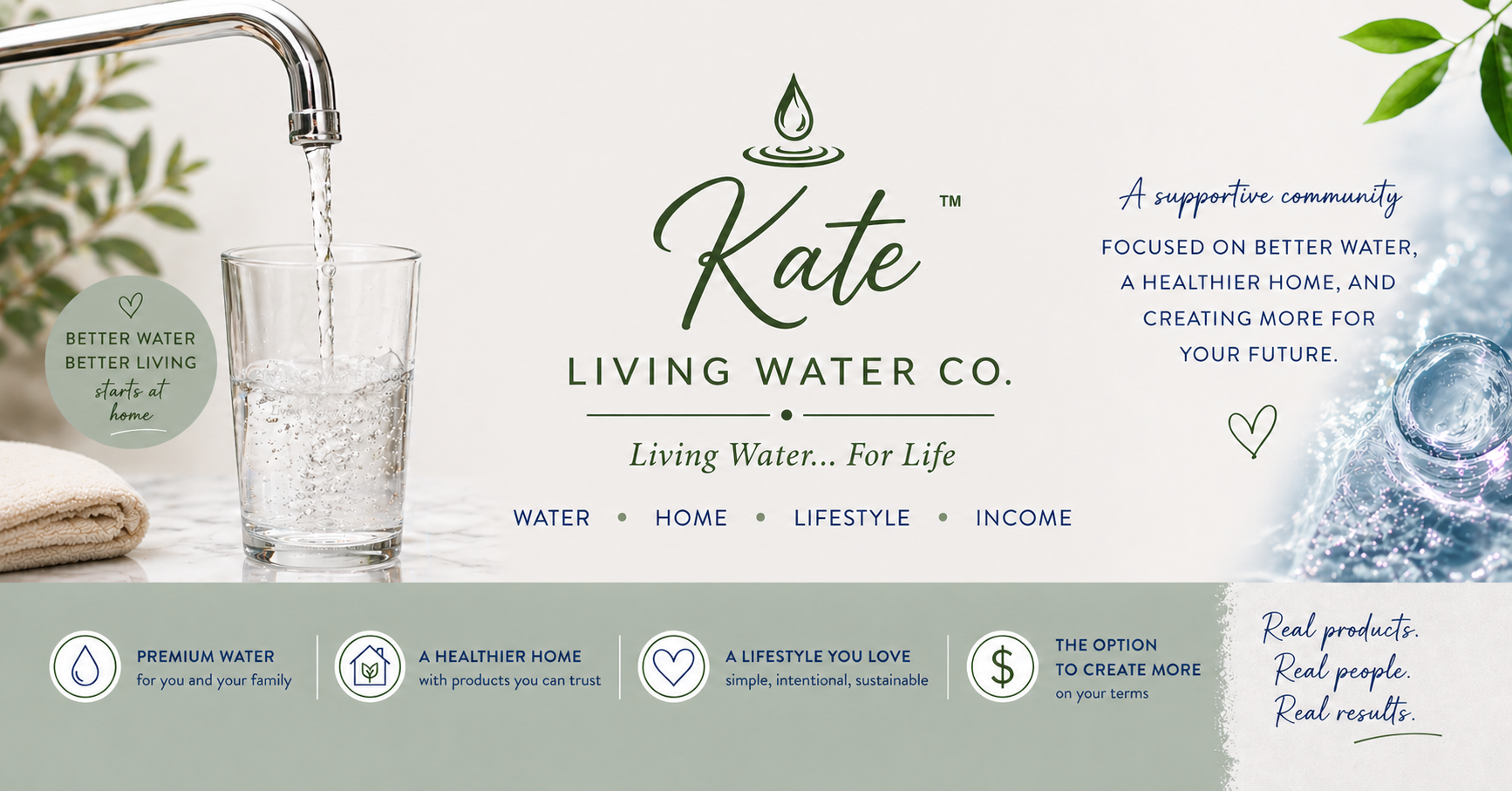 Living Water Banner